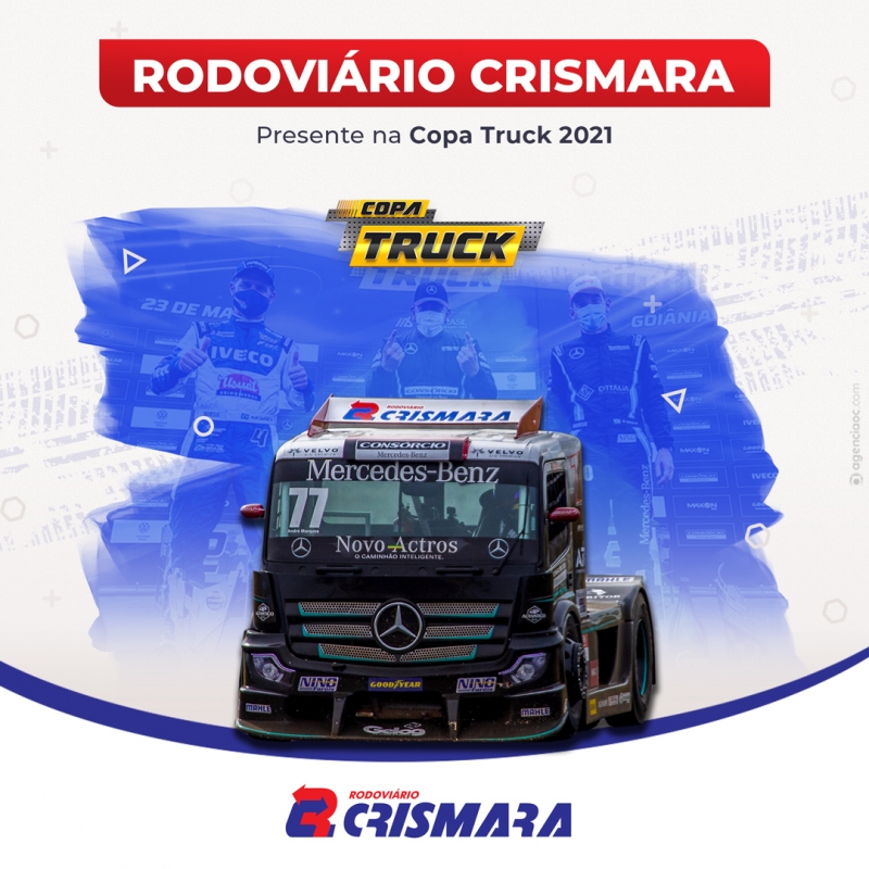 Rodoviário Crismara presente na Copa Truck 2021